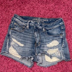 american eagle jean shorts